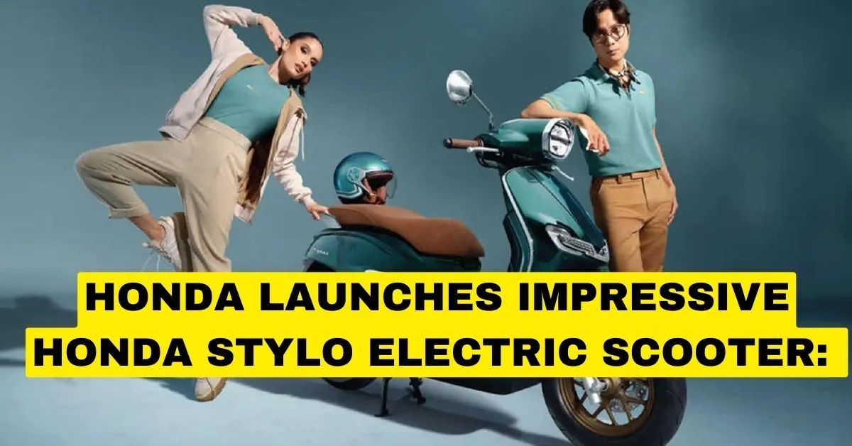 Honda Launches Impressive Honda Stylo Electric Scooter